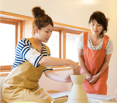 九谷焼ろくろ体験