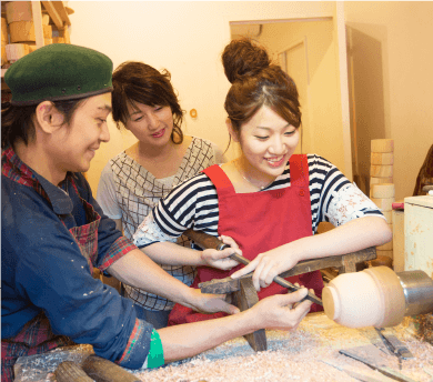 木の器・小箱づくり体験